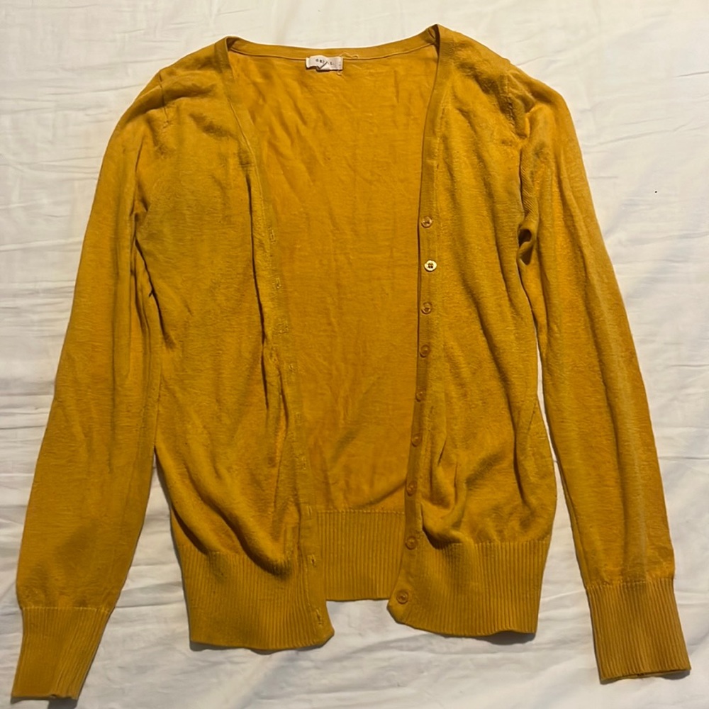 Debut Mustard Cardigan